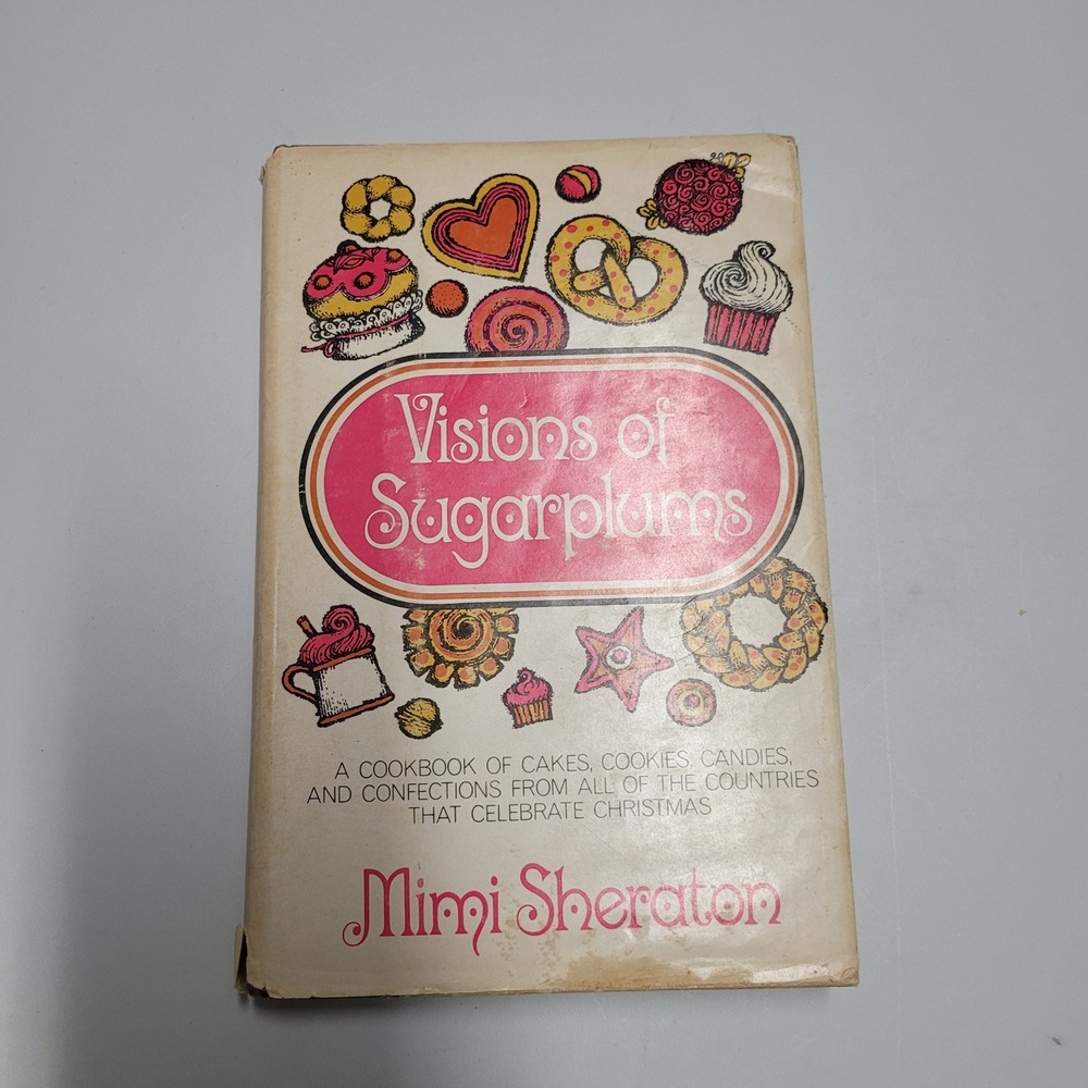 Visions of Sugarplums Mimi Sheraton 1968 Christmas Cookbook Book Club Edition
